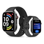 XIAOMI Redmi Watch 6 NFC, Smart Watch for Men Women, 2.07'' AMOLED, Activity Tracker with Heart rate/Sleep/Stress Tracking, 150+ Sports modes, 24 days battery life, 5ATM, GPS, Android&iOS, Black