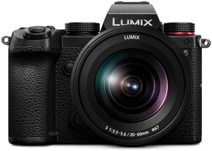 Panasonic Lumix S5 FullFrame Mirrorless Camera with Lumix S 20-60mm Lens (DC-S5K), 3X Optical Zoom, Black