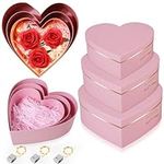 Glenmal 3 Pcs Heart Shaped Gift Box