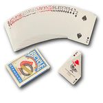 Hat Trick Magic Bicycle Rider Back Gaff Playing Card Decks (Double Face, Blue Box)