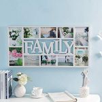 DEENZ Family Collage Photo Frame For 10 Photos Collage Photos Large Multi Picture Frame Decor Memories For Bedroom Kitchen Dining Holds 6 X 6''X4'' And 4 X 5''X7'' Photos