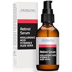 YEOUTH Retinol Serum for Face with Hyaluronic Acid Serum & Vitamin E, Hydrating Face Serum, Night Facial Serum, Skin Care Products for Men & Women, Skincare Serum 2oz