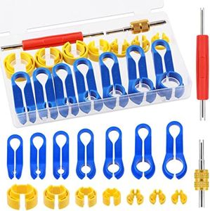 Rustark Fuel Line Disconnect Removal Tool Set, Transmission Oil Cooler Line Master Quick Disconnect Tool Assortment Kit for Automotive AC Fuel Line and Transmission Oil Cooler Line