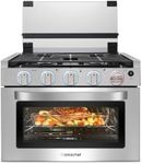 AMZCHEF RV Gas Range 17 Inches Tall