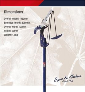 Spear & Jackson Telescopic Tree Pruner – Extendable Garden Lopper