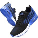 GoodValue Mens Running Shoes Breathable Air Cushion Tennis Shoes Lightweight Walking Shoes Fashion Sneakers Comfortable Mesh Sport Shoes Mens Casual Workout Athletic Training Gym Jogging Shoes