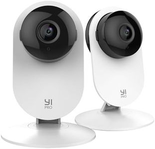 YI Pro 2K Home Camera Telecamera WI-FI Interno Kit da 2,Rilevament Umano,Notifiche Push del Movimento Avanzato in Tempo Reale,Visione Notturna,Compatibile con Alexa,Google Assistant,Micro Scheda