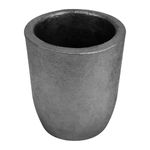 Attuslla Silicon Carbide Graphite Crucibles, Clay Graphite Crucible for Metal Melting Casting Refining Aluminum Silver Gold Copper (#4-4KG)