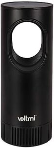 Voltmi Aura 2.0 Air Purifier for Home | Real-time Air Monitoring | Portable Air Purifier for Car & Room | HEPA Filter | Removes Up To 99.9% of Pet Dander, Smoke, Dust, Colour (Black)