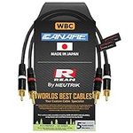 WORLDS BEST CABLES 1.5 Foot RCA Cab