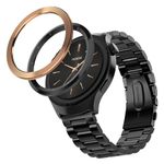 Noise Halo 2 MOD Smart Watch with Swappable Bezel Editions (Classic, Statement), 1.46" AMOLED, Smart Island, BT Calling, Metallic Build, Health Suite, Upto 7 Days Battery (Elite Black)