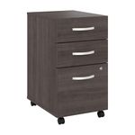 Bush Business Furniture Studio C 3 Drawer Mobile File Cabinet in Storm Gray