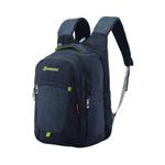 Harissons Delta 39L Water Resistant Laptop Backpack for Men & Women | Fits 15.6" Laptops with Quick Pocket Access, Ergo Grip Backstraps & Pocket with Rain Cover | Ideal for Travel & School (Navy Blue)