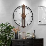 DAYDAYART Modern Walnut Dial Wall C