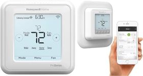 Playhardest Honeywell TH6320WF2003 T6 Pro Smart Thermostat programmable with up to 3 Heat/2 Cool Heat Pump or 2 Heat/2 Cool Conventional with Extended 5-Year Warranty (TH6320WF2003), White