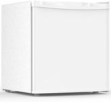 Electactic 1.6 Cu.ft Mini Fridge with Freezer, Compact Refrigerator, Single Reversible Door, Ultra Quiet, Energy Efficient for Office, Dorm, Bedroom, Apartment, White