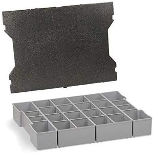 Boîte de Cloisonnement Inserts Système de Classement avec Tampons de Couverture pour Bosch Sortimo L-BOXX 102 | aussi Adapté pour le Nouveau L-BOXX G4 - Nouveau Modèle G4, K3