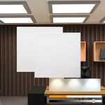 Premium Lighting 2-Pack LED flat panel light 2x2 ft Backlit, 30W 36W 40W Power Selectable, 3500K-500K CCT Colour, 4600LM Dimmable LED Light Panel,Ceiling Panels, 120-347V cUL DLC Premium