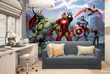 Nice walls Children's Bedroom Avengers Wallpaper Mural 252x182cm Paper Wall Decoration