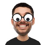 dodococa Funny Eye Glasses Funny Costume Eye Glasses Giant Googly Eyes Glasses Googly Glasses For A Fun Party (1 piece)