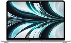 Apple 2022 MacBook Air Laptop with M2 chip: 13.6-inch Liquid Retina Display, 8GB RAM, 256GB SSD Storage, Backlit Keyboard, 1080p FaceTime HD Camera. Works with iPhone and iPad; Silver