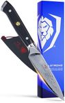 Dalstrong Paring Knife - 3.5 inch - Shogun Series ELITE - Damascus - AUS-10V Japanese Super Steel Kitchen Knife - Vacuum Treated - Vegetable, Fruit Knife - Razor Sharp Cooking Chef's Knife - w/Sheath