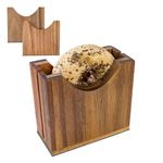 Adjustable Bagel Slicer Holder | Acacia Wood Bagel Slicer for Small and Large Bagels | English Muffin Cutter & Slicer | Anti Slip, Handcrafted, Easy to Clean Bagel Cutter Slicer