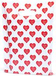 100 Red Hearts Bags for Small Busin