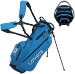 LOVACE 14 Way Golf Stand Bag, Lightweight Golf Bag with Stand for Men and Women (Coral Blue)