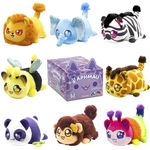 Aphmau 65555 6 Mystery Plush – Series YouTube Gaming Channel, Blind Box, 1 of 8 Possible Safari MeeMeows, Official Merch, Multicolour