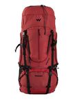 Wildcraft Gangotri 65 Casual Backpack for Mens & Womens | Unisex Hiking Backpack (63 liter,Red)