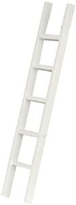 Melody Jane DollHouse White Straight Step Ladder 6 inch Miniature Accessory