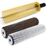 RaceWax Snowboard 300mm Roto Brush Wax Kit Axle-Shield with Nylon and Horsehair Brush - Snowboard waxing kit - (ZL-7000)