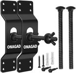 2 Pack Wall Mount Spare Tire Carriers, Upgraded Spare Wheel Holder Mounts, Spare Tire Mounting Bracket Rack for Enclosed Trailers, Trucks, Cargo Race Box Trailers, Vans, Warehouses, Garages and Semis
