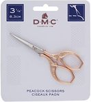 DMC 61253 Peacock Embroidery Scissor, 3-3/4-Inch