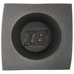 InstallBay Acoustic Speaker Baffles 6 1/2 Inch Round Large Frame - Pair