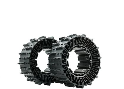Mowrator S1 Grip Tread Tires for 4WD – 2-Pack (1 Pair), Compatible with Full Set of 4 Tires for 119% (50°) Slope Performance