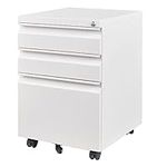 AFAIF 3 Drawer Mobile File Cabinet 