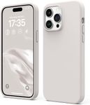 AOTESIER Shockproof Designed for iPhone 14 Pro Max Case, [Food Grade Silicone] [Military Drop Protection] with Anti-Scratch Lining Protective Phone Case for 14 ProMax, 6.7 inch, Stone