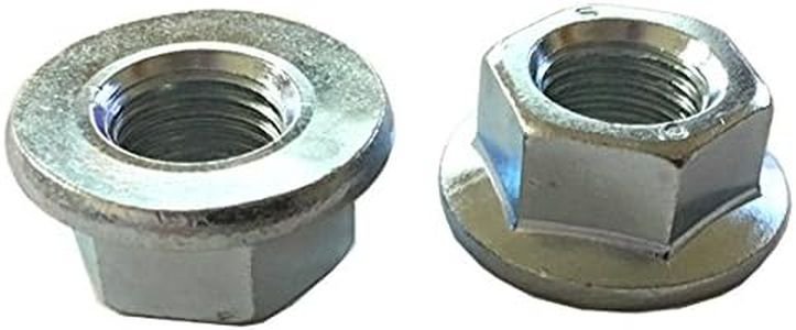 5 M14-1.5 Hexagon Flange Nut - Non-Serrated Class 10 Zinc. DIN 6923 / ISO 4161