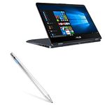 Stylus Pen for ASUS VivoBook Flip 14 (Stylus Pen by BoxWave) - AccuPoint Active Stylus, Electronic Stylus with Ultra Fine Tip for ASUS VivoBook Flip 14 - Metallic Silver