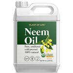 Neem Oil by Plant of Life, USDA Certified Organic, OMRI Listed, 100% Pure, Natural, Cold Pressed Neem Seed Oil for Multi Purpose (32 oz (946ml))