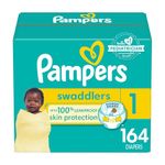 Pampers Swaddlers Newborn Diaper Size 1 164 Count