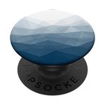 PopSockets Blue Sea Sky Geometric Abstract Graphic For Men & Women PopSockets Swappable PopGrip