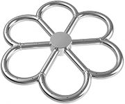 Skyflame 12-Inch Stainless Steel Fire Pit Burner, Flower-Shape Burner Ring for Fire Pit, Natural Gas & Propane Fireplace, Max BTU 90K