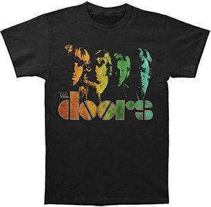 The Doors T Shirt Spectrum Band Logo Jim Morrison Official Mens Black XXL