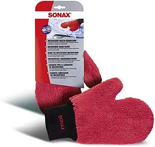 SONAX Guante de lavado de microfibras (1 unidad) para la limpieza de vehículos en el área exterior | N.° 04282000