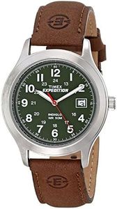 Timex Men's Expedition Metal Field Watch, Brown/Olive, One Size, Classic