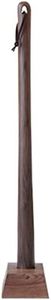 Shoe Horn Shoe Helper Stick Long Japanese Style Beech Wood Shoehorn, Durable Black Walnut Shoe Spoon, Shoe Helper with Stable Base, Various Sizes (Color : Brown Color, Size : 75cm)