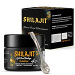 the Good Guru Shilajit 30g | 500 mg -with Ashwagandha, Black Musli, Turmeric & Gokshura - Original Gold from Himalayan Shilajit |100% Pure Resin Shilajit Shilajit | Vegan-Friendly Gold Shilajit